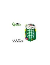 GOMETS  AUTOADHESIVO CIRCULOS 10,5MM VE. ROLLO 6000 UD.EN CAJA CARTON 2