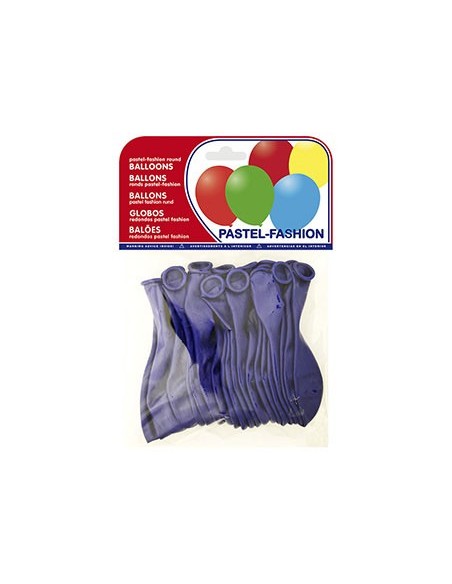 GLOBO 100% LATEX BIODEGRADABLE AZ.MAR. 20 UD.