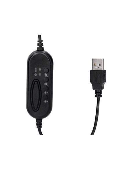 AURICULAR Q-CON.BIAURAL DIADEMA MICRO CONTROL VOLUMEN USB NG.