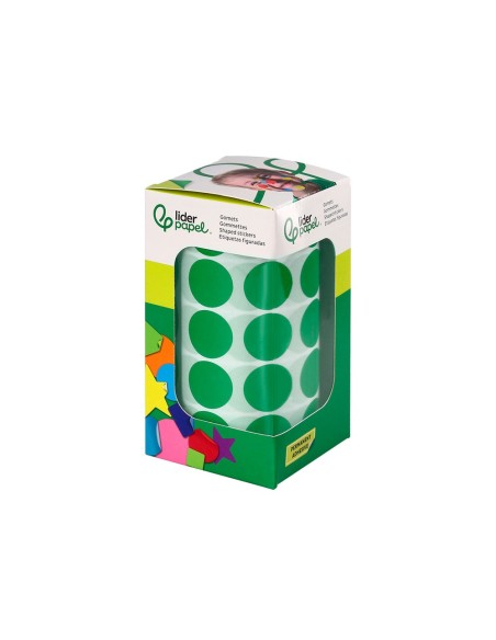 GOMETS  AUTOADHESIVO CIRCULOS 20MM VE. ROLLO 2000 UD.EN CAJA CARTON