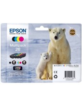 C13T26164010 CARTUCHO EPSON 600/605/700/800 26XP MULTIPACK 300PG.