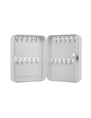 ARMARIO PARA LLAVES Q-CONNECT 20 LLAVES CHAPA DE ACERO CERADURA DE S