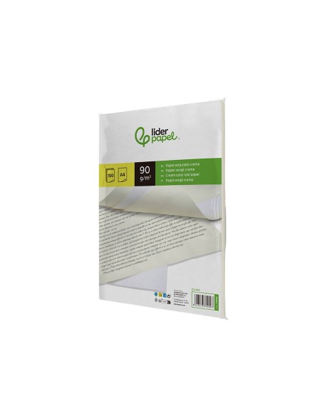 PAPEL VERJURADO CREMA DIN A4 90 GRAMOS PAQUETE 100 H.