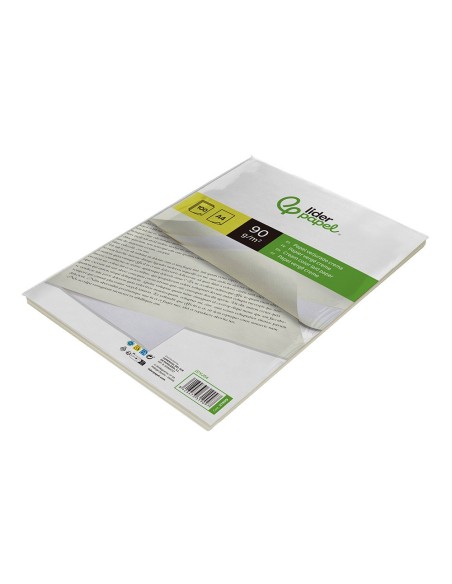 PAPEL VERJURADO CREMA DIN A4 90 GRAMOS PAQUETE 100 H.