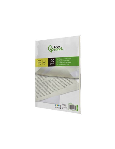 PAPEL VERJURADO CREMA DIN A4 120 GRAMOS PAQUETE 100 H.