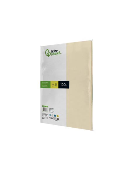 PAPEL COLOR DIN A4 80 GR CREMA PAQUETE 100 H.