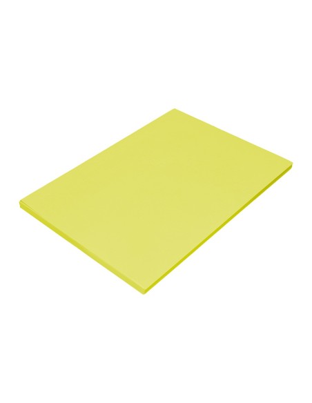PAPEL COLOR DIN A4 80 GR AMARILLO LIMON PAQUETE 100 H.