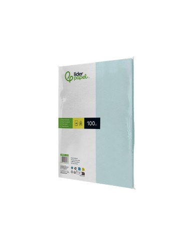 PAPEL COLOR DIN A4 80 GR CELESTE PAQUETE 100 H.