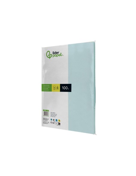 PAPEL COLOR DIN A4 80 GR CELESTE PAQUETE 100 H.