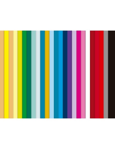 PAPEL COLOR DIN A4 80 GR PAQUETE 100 H.25 COL.SURT.