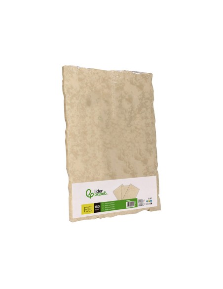 PAPEL PERGAMINO  A4 BORDES 180G/M2 CREMA PQ.DE 50H.