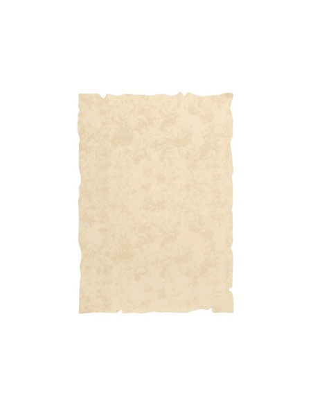PAPEL PERGAMINO  A4 BORDES 180G/M2 CREMA PQ.DE 50H.