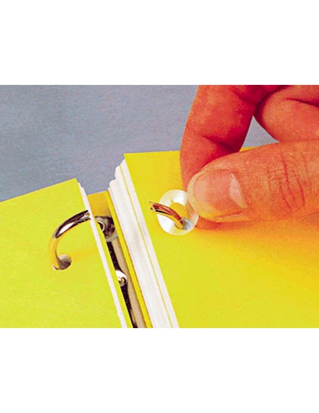 ARANDELAS AUTOADH. BLANCAS SOBRE 5 H