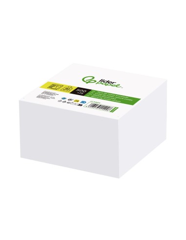 TACO PAPEL ENCOLADO LIDERPAPELBLANCO 10X10X6 CM 575H