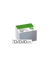 TACO PAPEL ENCOLADO LIDERPAPELBLANCO 10X10X10 CM 1000H 2