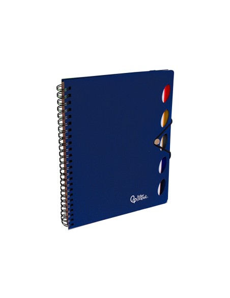 BLOC ESP.A5EXECUTIVE AZ. 5MM 100H80 GR. 5 SEP.PLASTIC