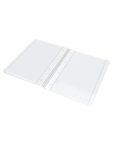 CUADERNO ESP. LIDERPAPEL A4 T.BLANDA MICRO 5MM 4T. 80H 70GR. AZ.
