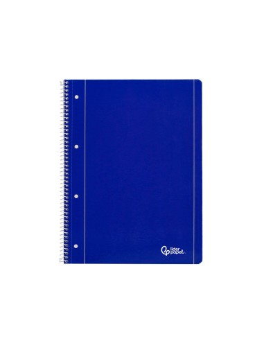 CUADERNO ESP. LIDERPAPEL A4 T.BLANDA MICRO HOR.4T. 80H 70GR. AZ.
