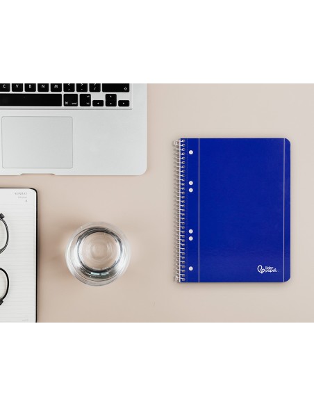 CUADERNO ESP. LIDERPAPEL A5 T.BLANDA MICRO HOR 6T. 80H. 70GR. AZ.