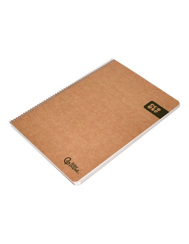 CUADERNO ESP. ECOUSE FL. T.CARTON RECICLADO KRAFT 4MM 80H. 60GR.