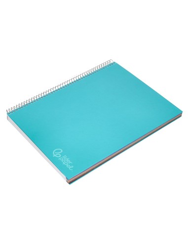 CUADERNO ESP. JOLLY A4 T.FORRADA 5MM 5B 4T.140H.75GR. CEL.