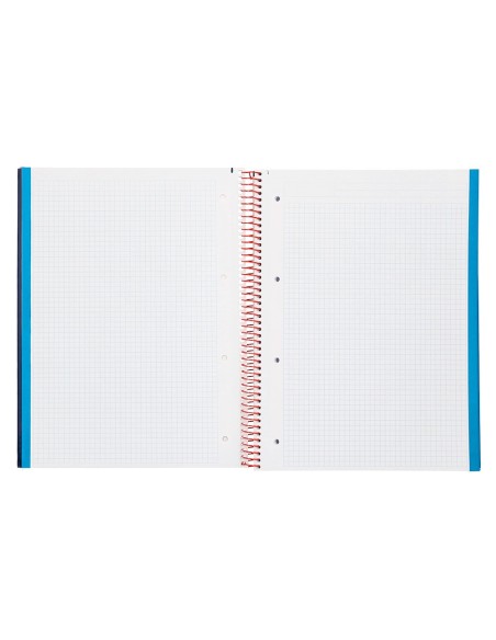 CUADERNO ESP. JOLLY A4 T.FORRADA MICRO 5MM 5B 4T.140H.75GR. AZ.