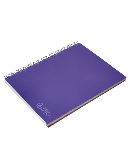 CUADERNO ESP. JOLLY A4 T.FORRADA MICRO 5MM 5B 4T.60H.60GR.VIO *59234