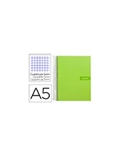 CUADERNO ESP. CRAFTY A5 T.FORRADA MICRO 5MM 5B 6T.120H.90GR.VE.*32902 2