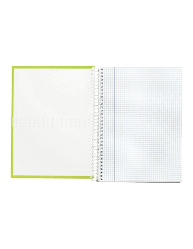 CUADERNO ESP. CRAFTY A5 T.FORRADA MICRO 5MM 5B 6T.120H.90GR.VE.*32902
