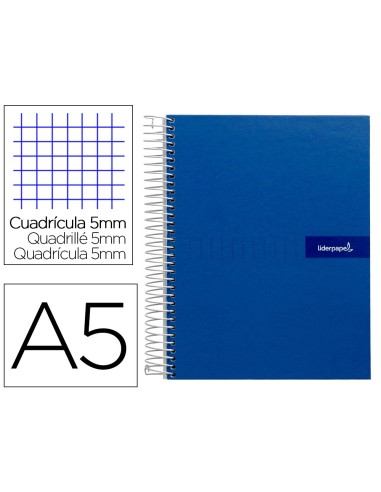 CUADERNO ESP. CRAFTY A5 T.FORRADA MICRO 5MM 5B 6T. 120H. 90GR. AZ.
