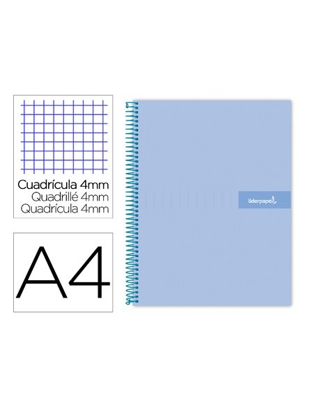 CUADERNO ESP. CRAFTY A4 T.FORRADA 4MM 80H. 90GR. CEL. *76309