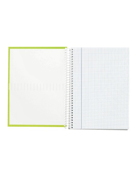 CUADERNO ESP. CRAFTY A4 T.FORRADA 4MM 80H. 90GR. VE. *32169