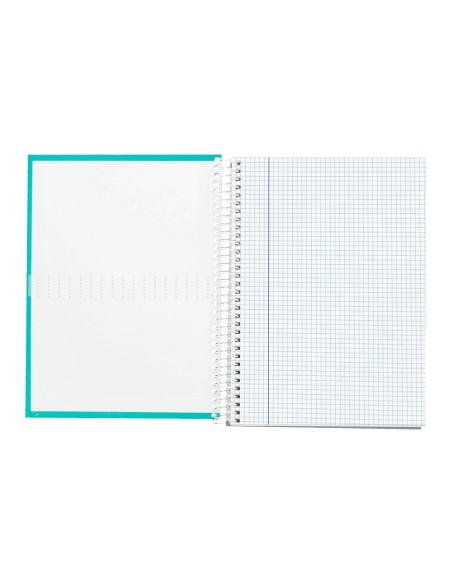 CUADERNO ESP. CRAFTY A4 T.FORRADA 4MM 80H. 90GR. TURQ