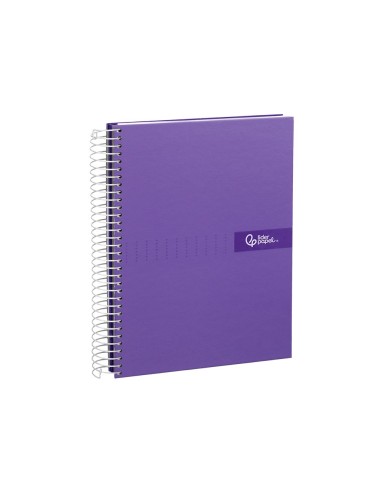 CUADERNO ESP. CRAFTY A4 T.FORRADA 4MM 80H. 90GR. VIO.