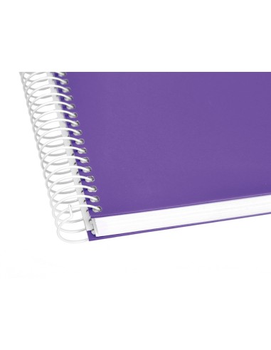 CUADERNO ESP. CRAFTY A4 T.FORRADA 4MM 80H. 90GR. VIO.