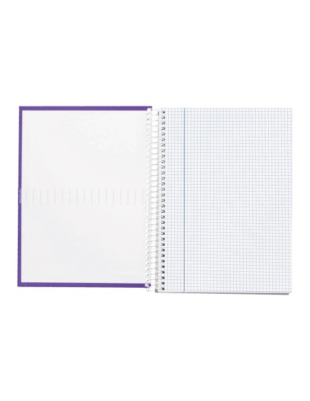 CUADERNO ESP. CRAFTY A4 T.FORRADA 4MM 80H. 90GR. VIO.