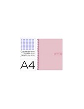 CUADERNO ESP. CRAFTY A4 T.FORRADA 4MM 80H. 90GR. ROSA 2