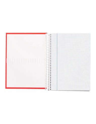 CUADERNO ESP. CRAFTY A4 T.FORRADA MICRO 120H 90GR.5MM.5B.4T.RJ.*32894