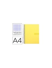 CUADERNO ESP. CRAFTY A4 T.FORRADA MICRO 120H 90GR. 5MM 5B.4T. AM. 2