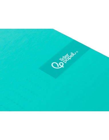 CUADERNO ESP. CRAFTY A4 T.FORRADA MICRO 120H 90GR. 5MM 5B.4T. TURQ.
