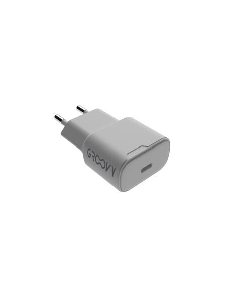 CARGADOR PARED GROOVY 1 USB-C 2.4A BL.