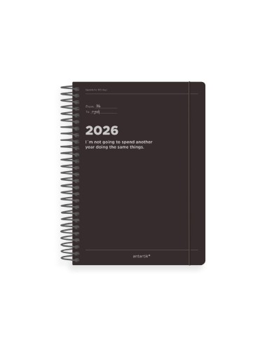 AGENDA ESP.ANTARTIK MANIFEST A5+ 2026 DÍA PÁGINA NG.PAPEL 80G FSC