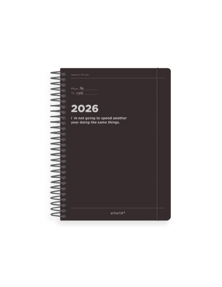 AGENDA ESP.ANTARTIK MANIFEST A5+ 2026 DÍA PÁGINA NG.PAPEL 80G FSC