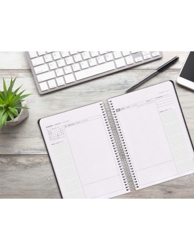 AGENDA ESP.ANTARTIK MANIFEST A5+ 2026 DÍA PÁGINA NG.PAPEL 80G FSC