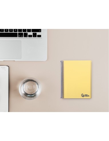 CUADERNO ESP. WONDER A6 T.PLASTICO MICRO 5MM 4B.120H. 90GR. AM.