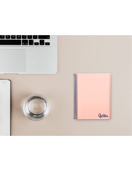 CUADERNO ESP. WONDER A6 T.PLASTICO MICRO 5MM 4B 120H. 90GR. ROSA