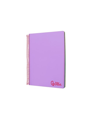 CUADERNO ESP. WONDER A6 T.PLASTICO MICRO 5MM 4B.120H. 90GR. VIO.