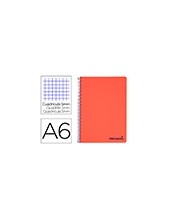 CUADERNO ESP. WONDER A6 T.PLASTICO MICRO 5MM 4B.120H. 90GR. RJ. 2