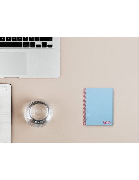 CUADERNO ESP. WONDER A7 T.PLASTICO MICRO 5MM 4B.100H. 90GR. CEL.