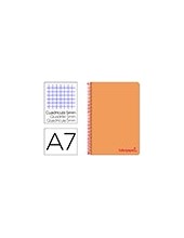 CUADERNO ESP. WONDER A7 T.PLASTICO MICRO 5MM 4B.100H. 90GR. NJ. 2